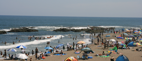 大洗海水浴場の写真