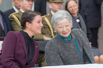 皇后陛下と王女殿下の写真