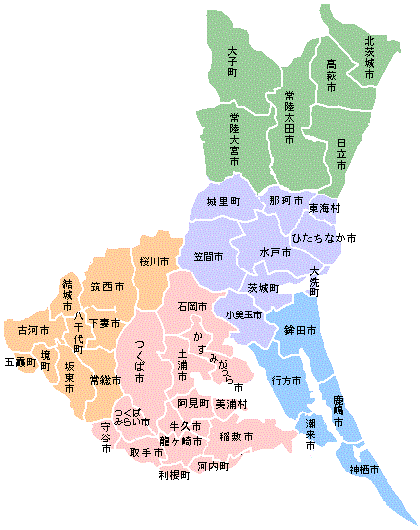 茨城県地図