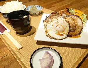 常陸の輝き チャーシュー定食