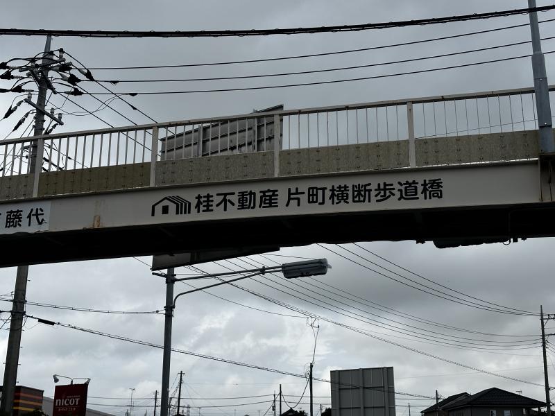 写真、桂不動産片町横断歩道橋2