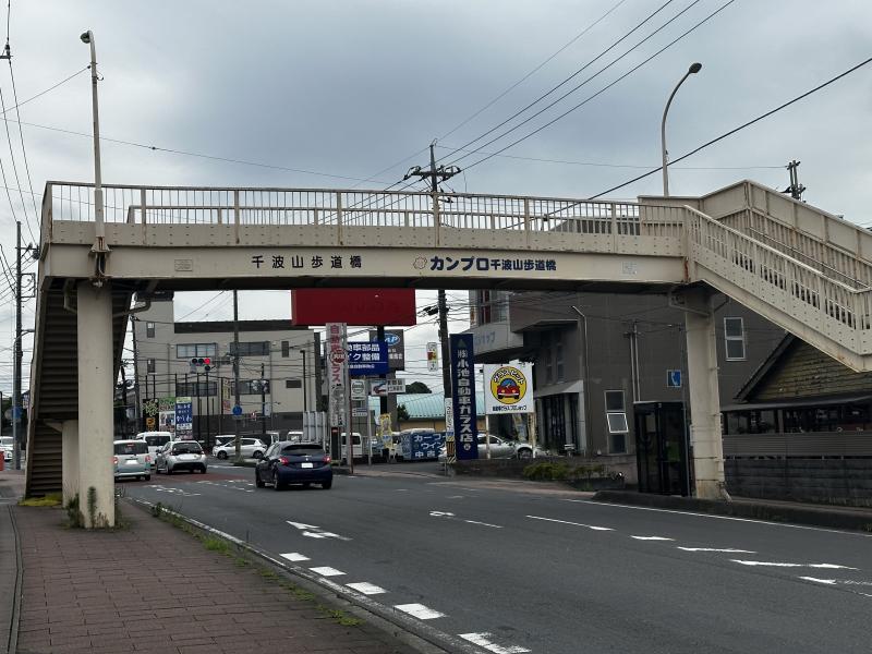 写真、カンプロ千波山歩道橋1