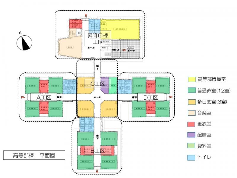 高等部平面図