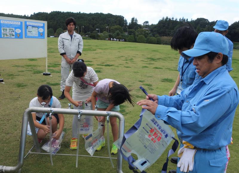 防災施設の紹介の写真(偕楽園公園)