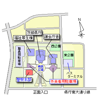 外来者用駐車場マップ