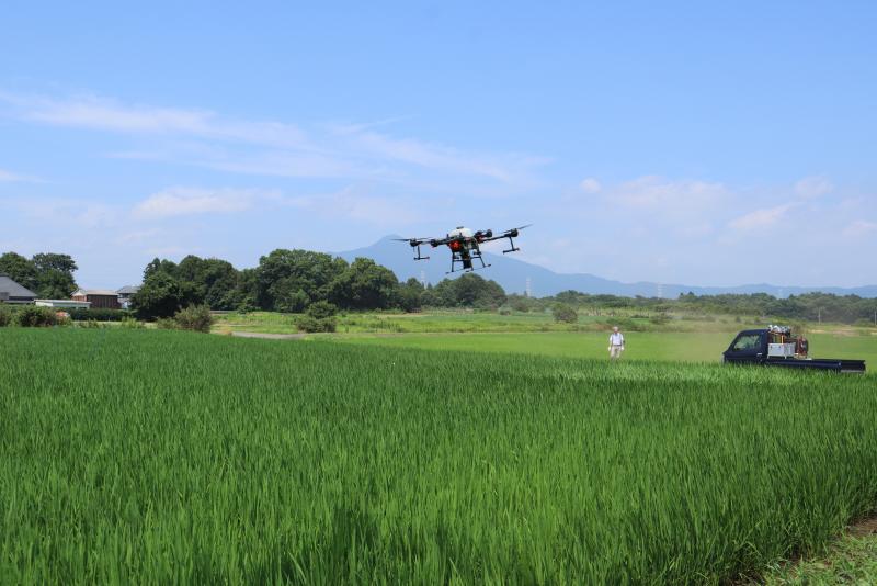 ドローンの飛行の様子