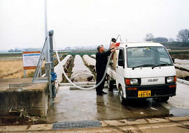 古河市の給水スタンド